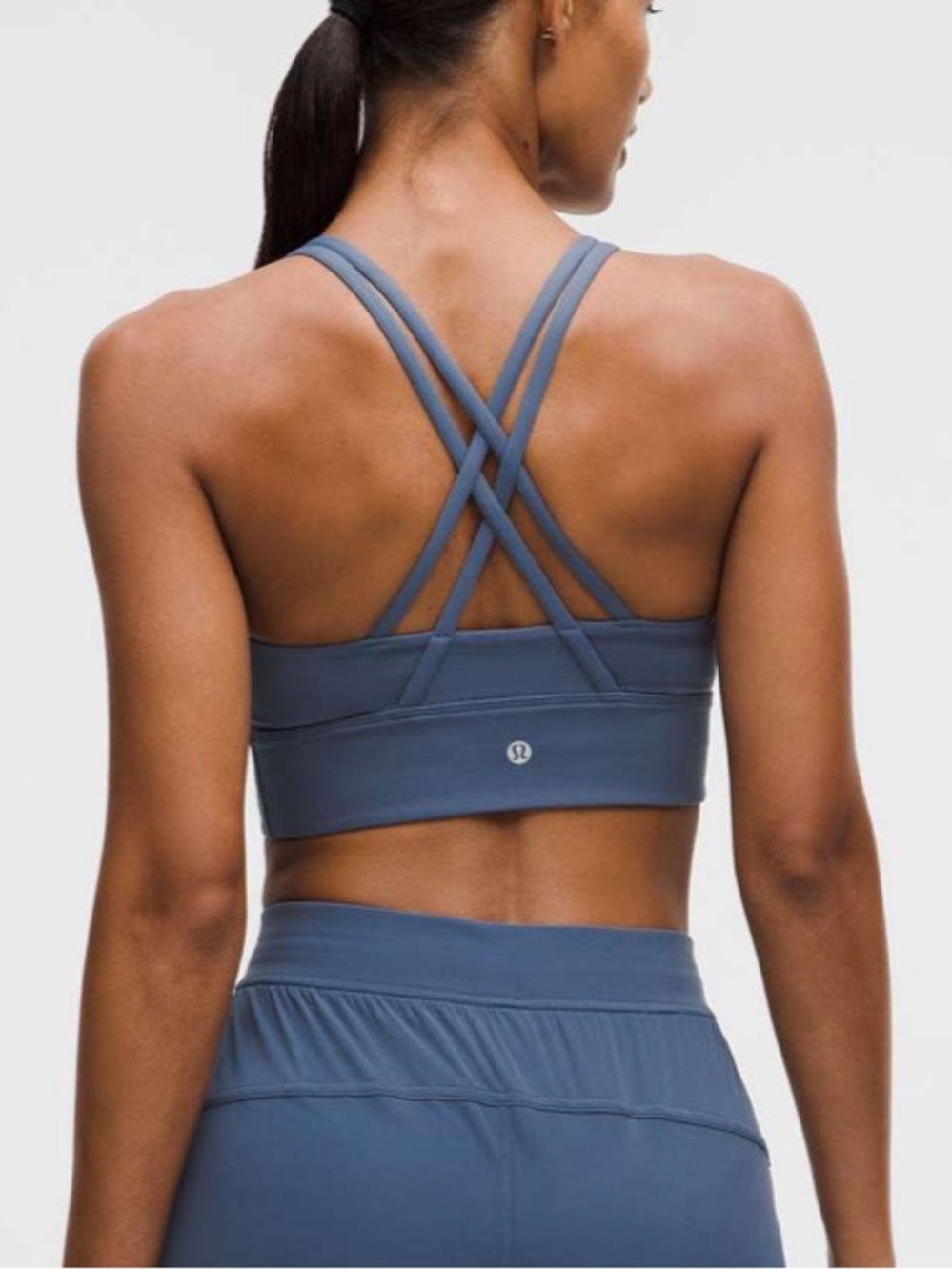 EUC Lululemon Energy Longline Bra *Medium Support, B–D Cups Size 6 - Picture 2 of 5